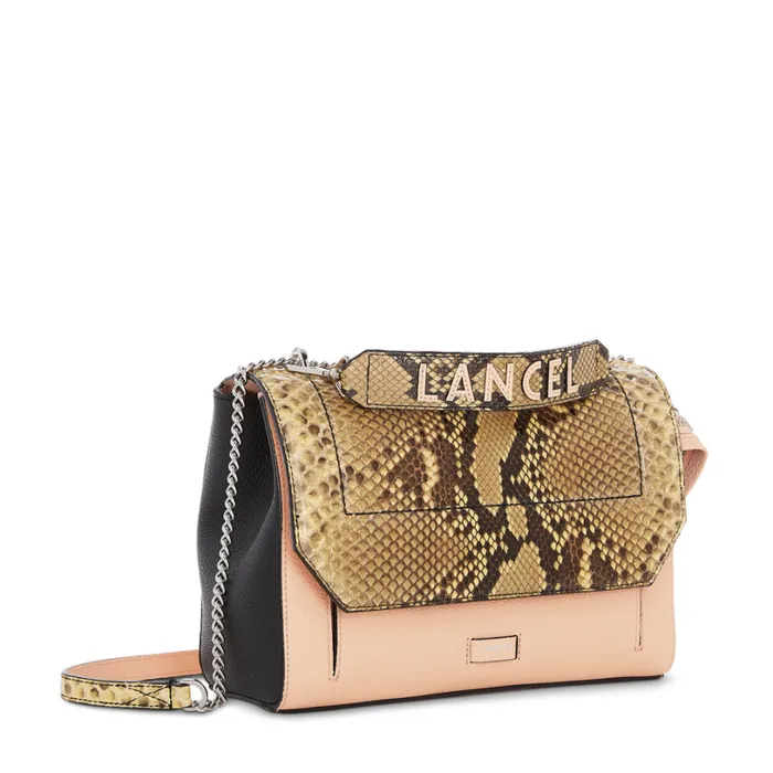 Flap Bag With Handle Pollennudeblack Women Lancel The Exotics Flap Bag With Handle Pollennudeblack Women Lancel The Exotics