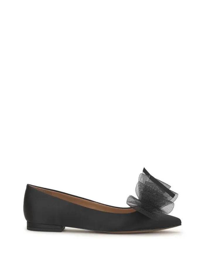 Flats Shoes Jessica Simpson Elspeth Bow Ballet Flat In Black