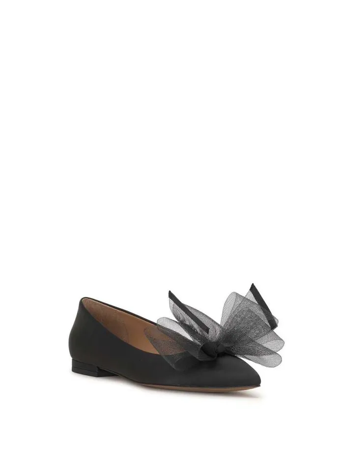 Flats Shoes Jessica Simpson Elspeth Bow Ballet Flat In Black