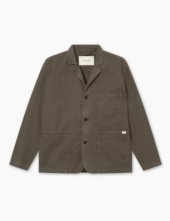 Fort Blazers VALLEY UNCONSTRUCTED BLAZER Cold Brown 8211 Men