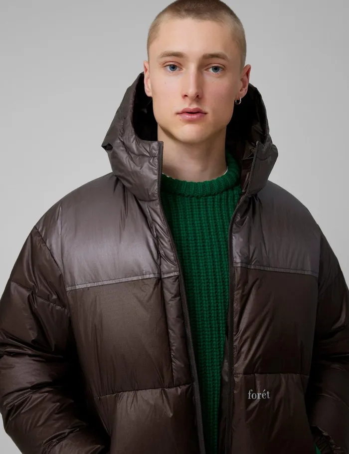 Fort Jackets GRAIN REVERSIBLE PUFFER JACKET Brown 8211 Men Fort Jackets GRAIN REVERSIBLE PUFFER JACKET Brown 8211 Men