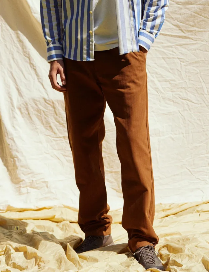 Fort Pants CLAY HERRINGBONE PANTS Rubber 8211 Men Fort Pants CLAY HERRINGBONE PANTS Rubber 8211 Men