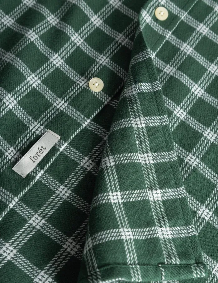 Fort Shirts HORNET FLANNEL SHIRT Greencloud 8211 Men Fort Shirts HORNET FLANNEL SHIRT Greencloud 8211 Men