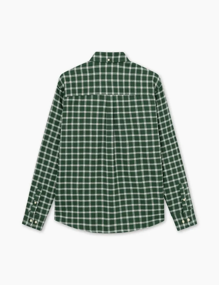 Fort Shirts HORNET FLANNEL SHIRT Greencloud 8211 Men Fort Shirts HORNET FLANNEL SHIRT Greencloud 8211 Men