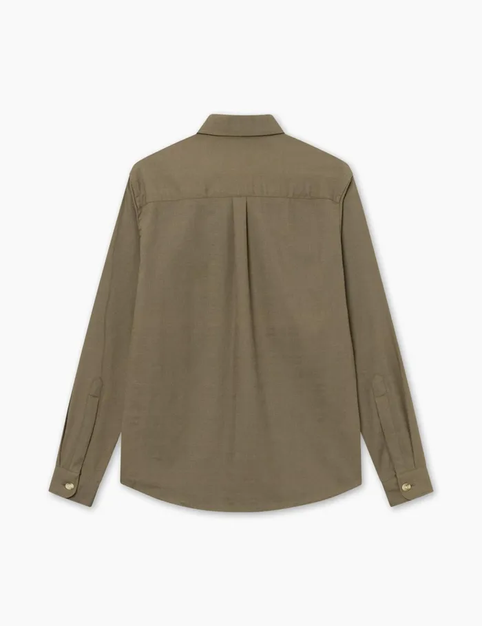 Fort Shirts MAP JACQUARD SHIRT Army 8211 Men Fort Shirts MAP JACQUARD SHIRT Army 8211 Men