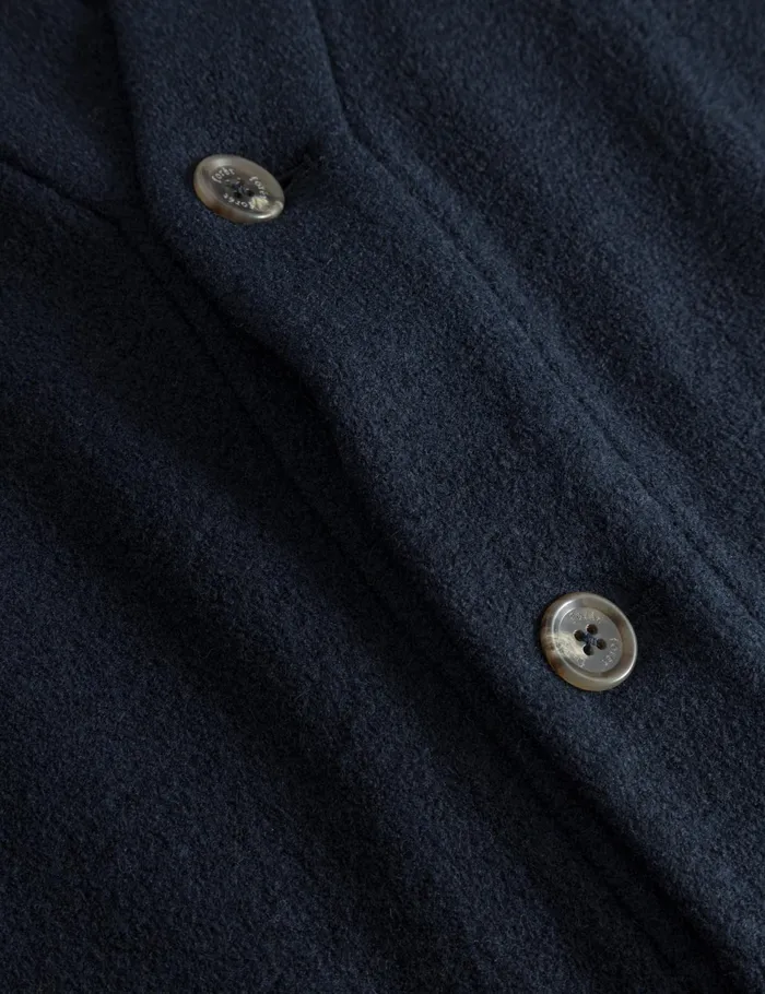 Fort Sweatshirts HILL WOOL CARDIGAN Navy 8211 Men