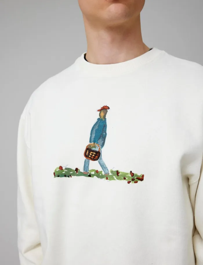 Fort Sweatshirts HUNT SWEATSHIRT Cloud 8211 Men
