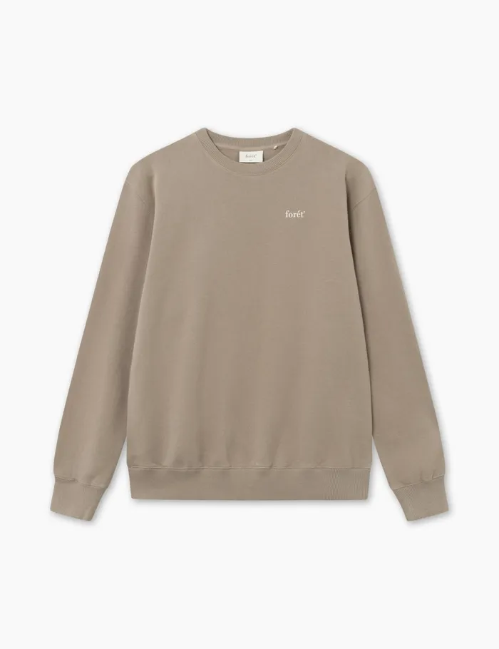 Fort Sweatshirts STILL SWEATSHIRT Taupe 8211 Men