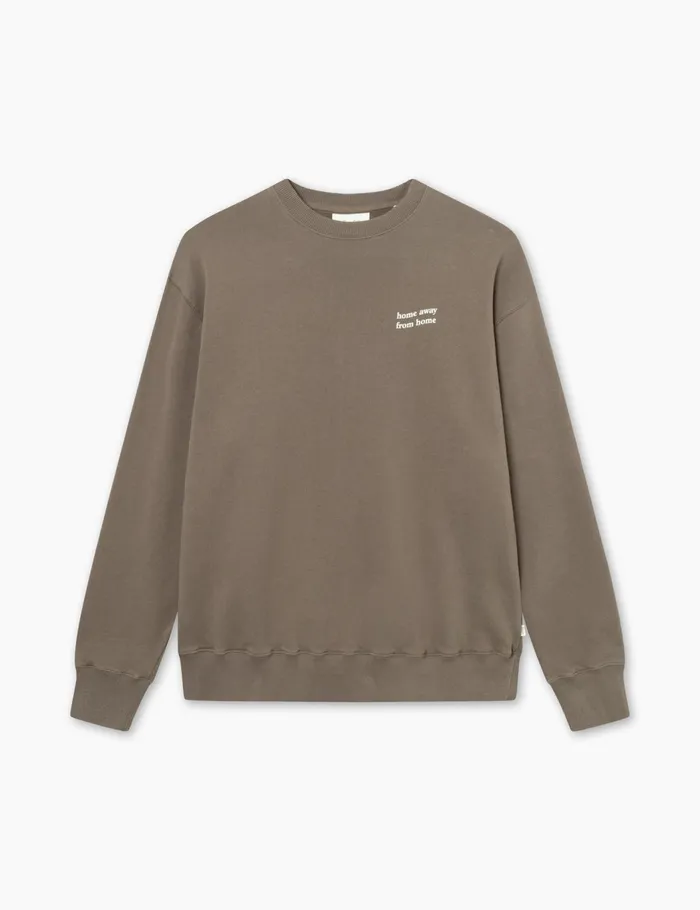 Fort Sweatshirts TURN SWEATSHIRT Cold Brown 8211 Men