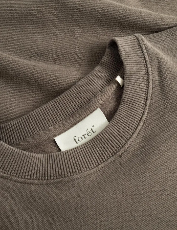 Fort Sweatshirts TURN SWEATSHIRT Cold Brown 8211 Men Fort Sweatshirts TURN SWEATSHIRT Cold Brown 8211 Men