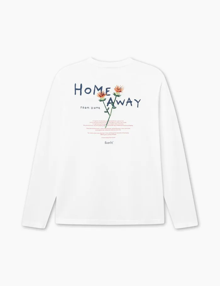 Fort TShirts ABODE EMBROIDERY LONGSLEEVE White 8211 Men Fort TShirts ABODE EMBROIDERY LONGSLEEVE White 8211 Men