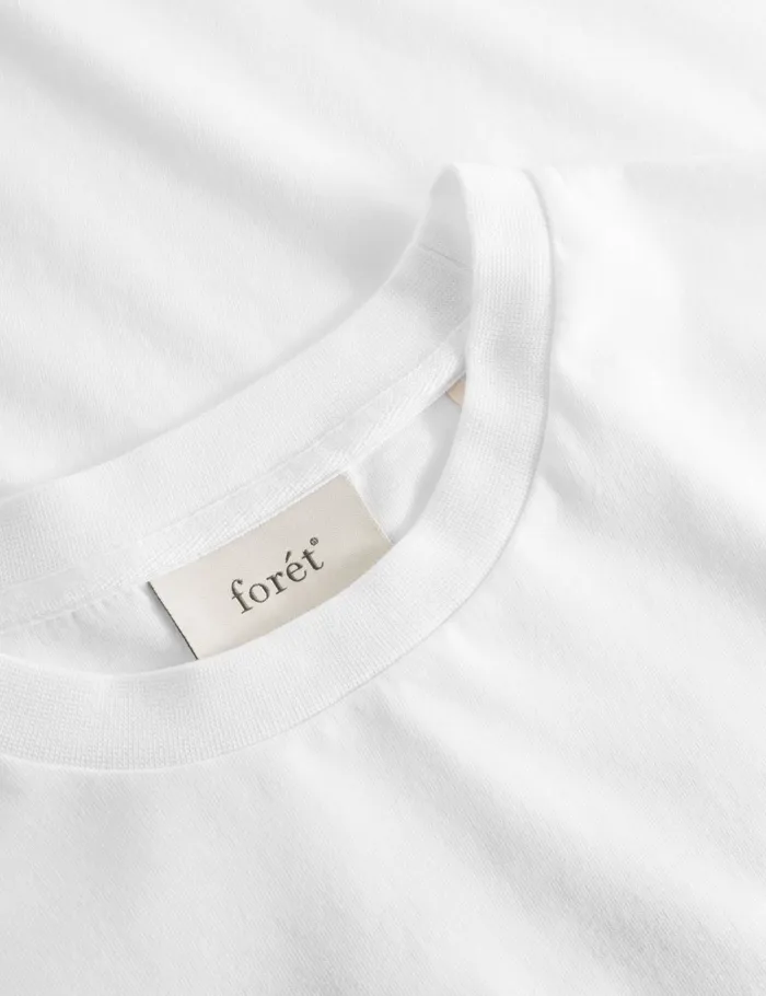 Fort TShirts ABODE EMBROIDERY LONGSLEEVE White 8211 Men Fort TShirts ABODE EMBROIDERY LONGSLEEVE White 8211 Men