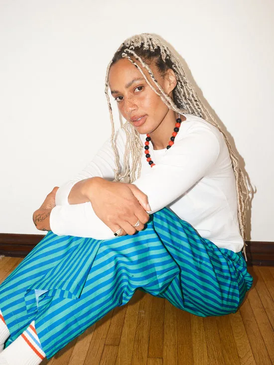Gabrielle Pants Blue U0026 Green Women Bottoms Lisa Says Gah
