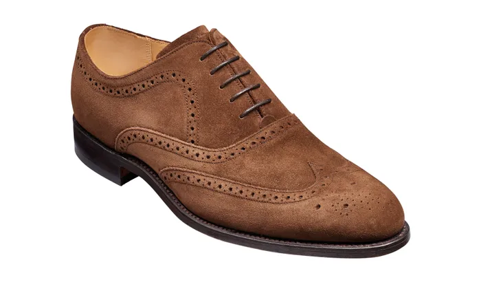 Hampstead 8211 Castagnia Suede Men Barker Shoes Mens Oxfords