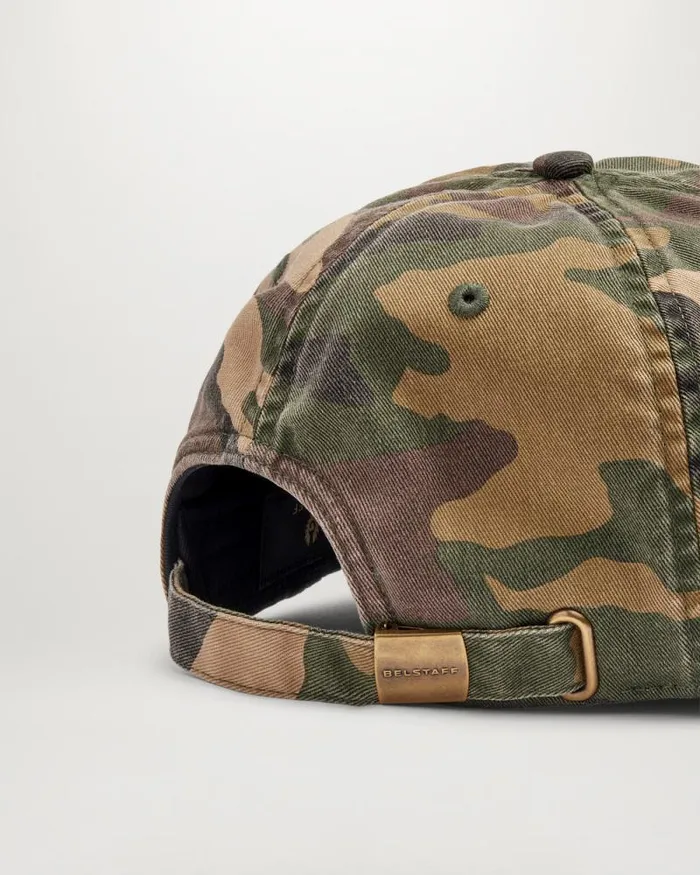 Hats MenWomen Belstaff Phoenix Camo Patch Cap Camo Green
