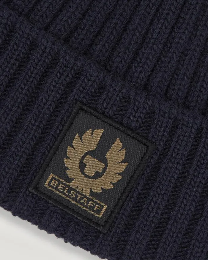 Hats MenWomen Belstaff Watch Beanie Hat Dark Navy Hats MenWomen Belstaff Watch Beanie Hat Dark Navy