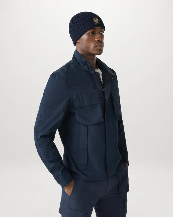 Hats MenWomen Belstaff Watch Beanie Hat Dark Navy Hats MenWomen Belstaff Watch Beanie Hat Dark Navy
