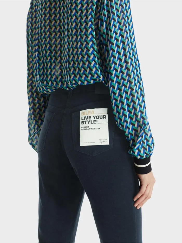 Hosen Damen Marc Cain Coloured DenimHose SILEA Navy