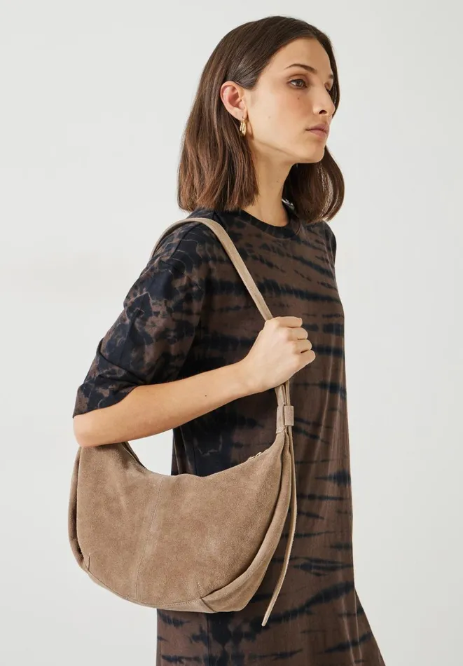 Hush Bags Women Lydia Scoop Crossbody Bag Light Tan