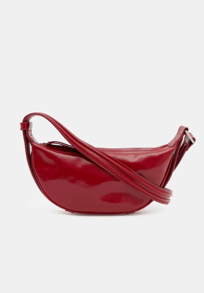 Hush Bags Women Rory Crescent Leather Crossbody Bag Red Hush Bags Women Rory Crescent Leather Crossbody Bag Red