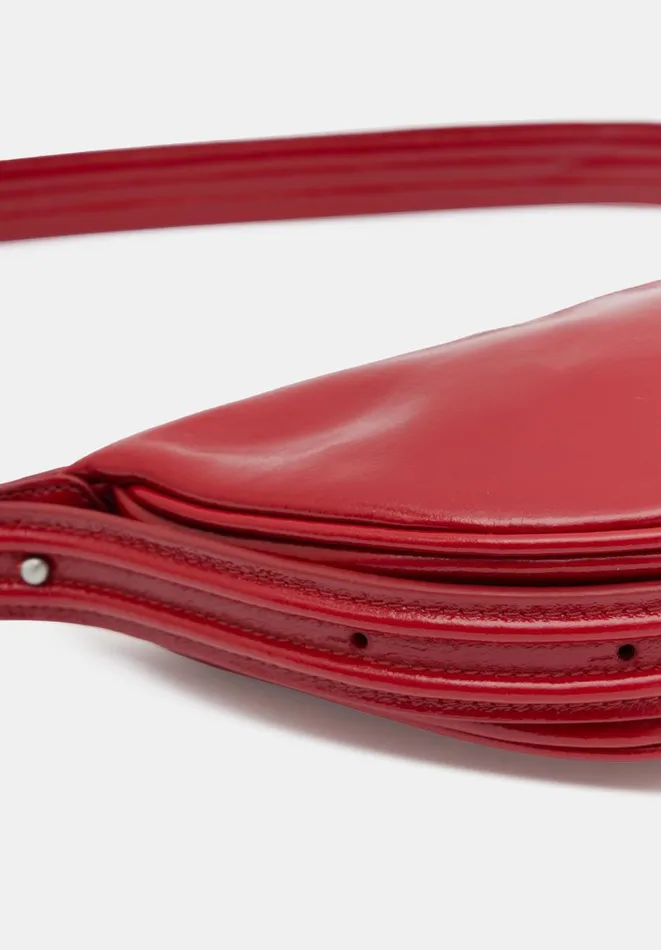 Hush Bags Women Rory Crescent Leather Crossbody Bag Red Hush Bags Women Rory Crescent Leather Crossbody Bag Red