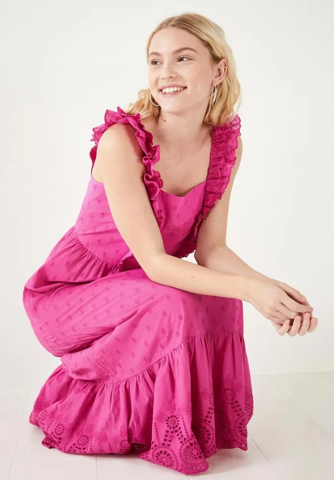 Hush Dresses Women Alena Maxi Dress Vibrant Pink Hush Dresses Women Alena Maxi Dress Vibrant Pink