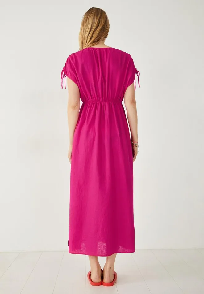 Hush Dresses Women Cameron Cut Out Cover Up Pink Peacock Hush Dresses Women Cameron Cut Out Cover Up Pink Peacock