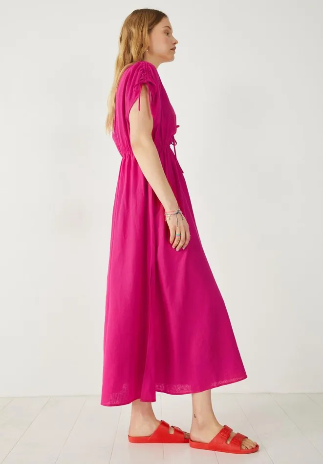 Hush Dresses Women Cameron Cut Out Cover Up Pink Peacock Hush Dresses Women Cameron Cut Out Cover Up Pink Peacock