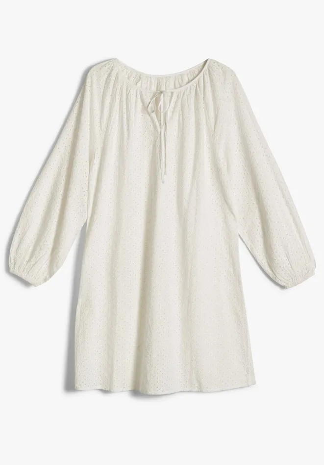 Hush Dresses Women Katy Broderie Mini Dress White