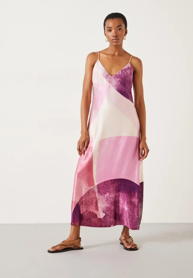 Hush Dresses Women Leanne Slip Maxi Dress Shapes Placement