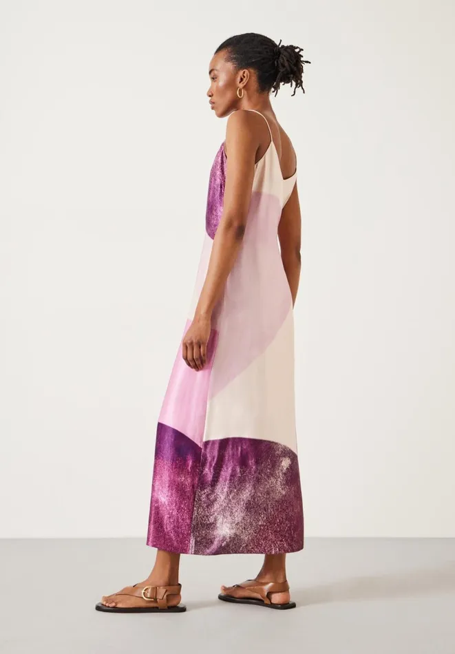 Hush Dresses Women Leanne Slip Maxi Dress Shapes Placement Hush Dresses Women Leanne Slip Maxi Dress Shapes Placement