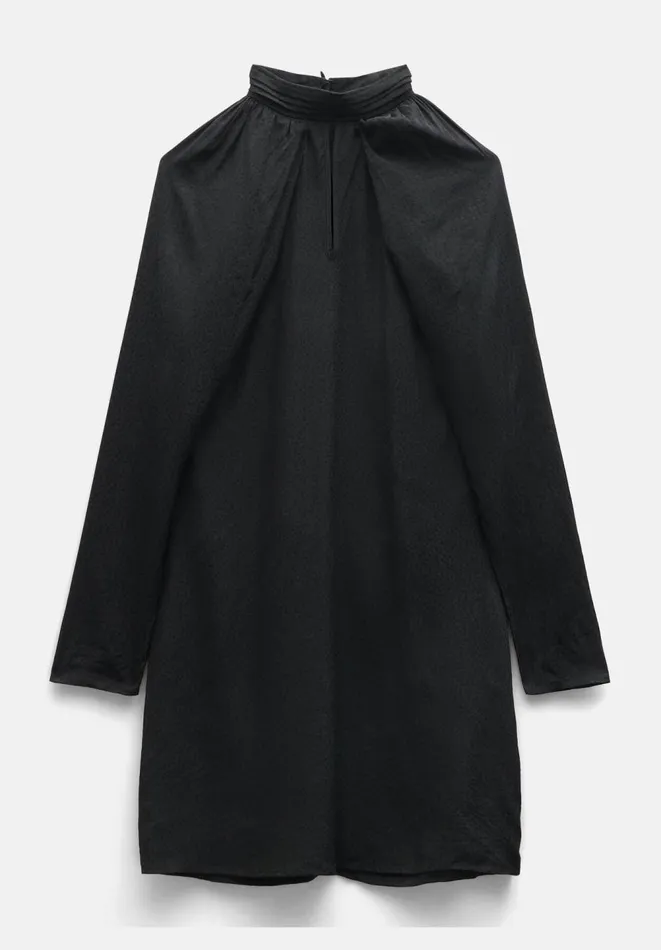 Hush Dresses Women Lilianna Gathered Mini Dress Black Hush Dresses Women Lilianna Gathered Mini Dress Black