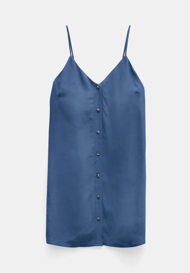 Hush Dresses Women Madden Mini Slip Dress Navy