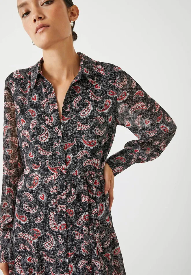 Hush Dresses Women Vanessa Mini Dress Batik Paisley Hush Dresses Women Vanessa Mini Dress Batik Paisley