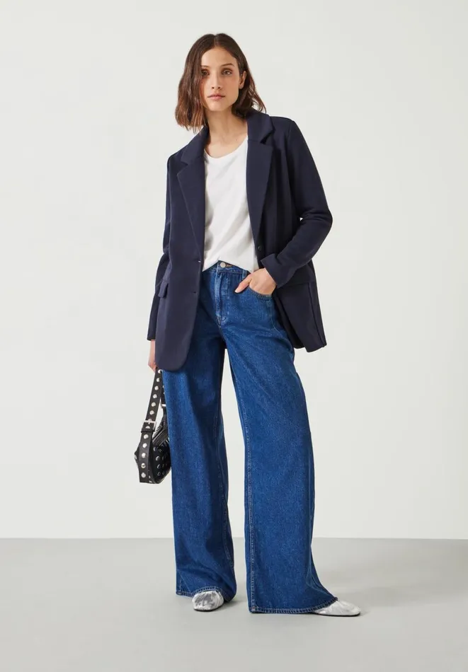 Hush Jackets and Coats Women Emery Jersey Blazer Navy