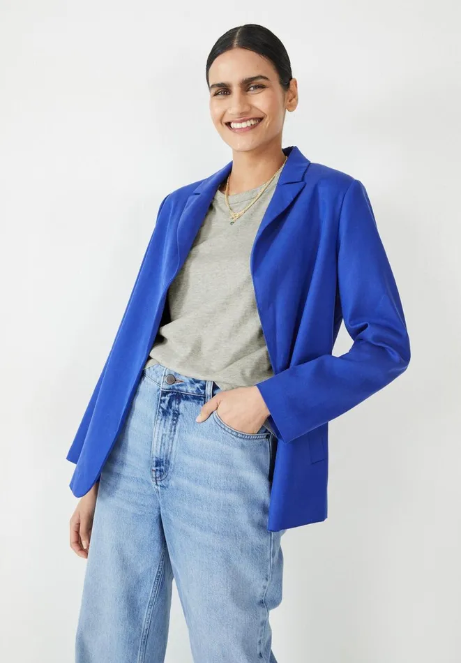 Hush Jackets and Coats Women Kasia Blazer Cobalt Blue