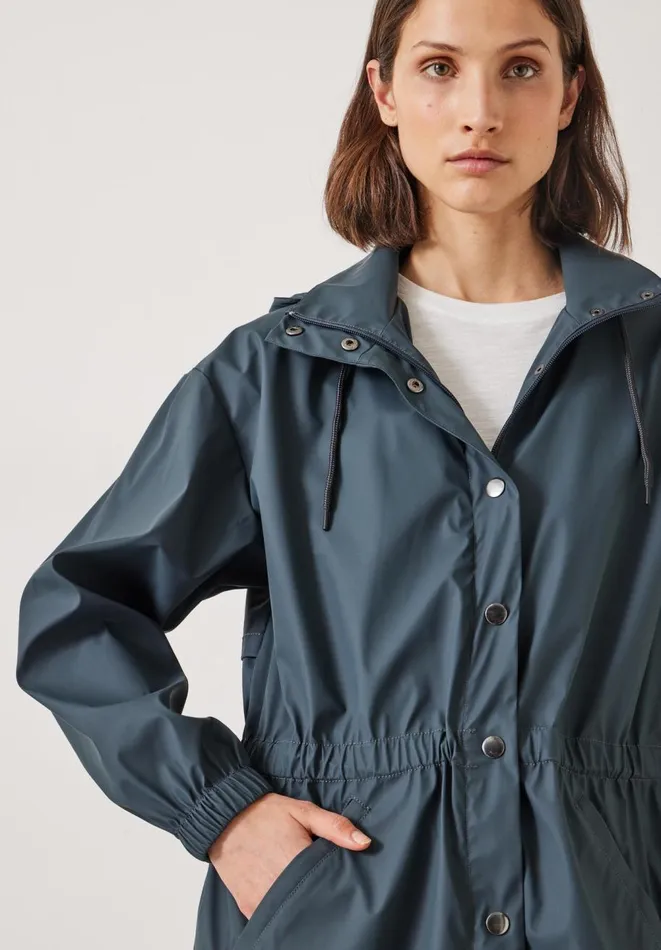 Hush Jackets and Coats Women Kinvara Rain Coat Slate