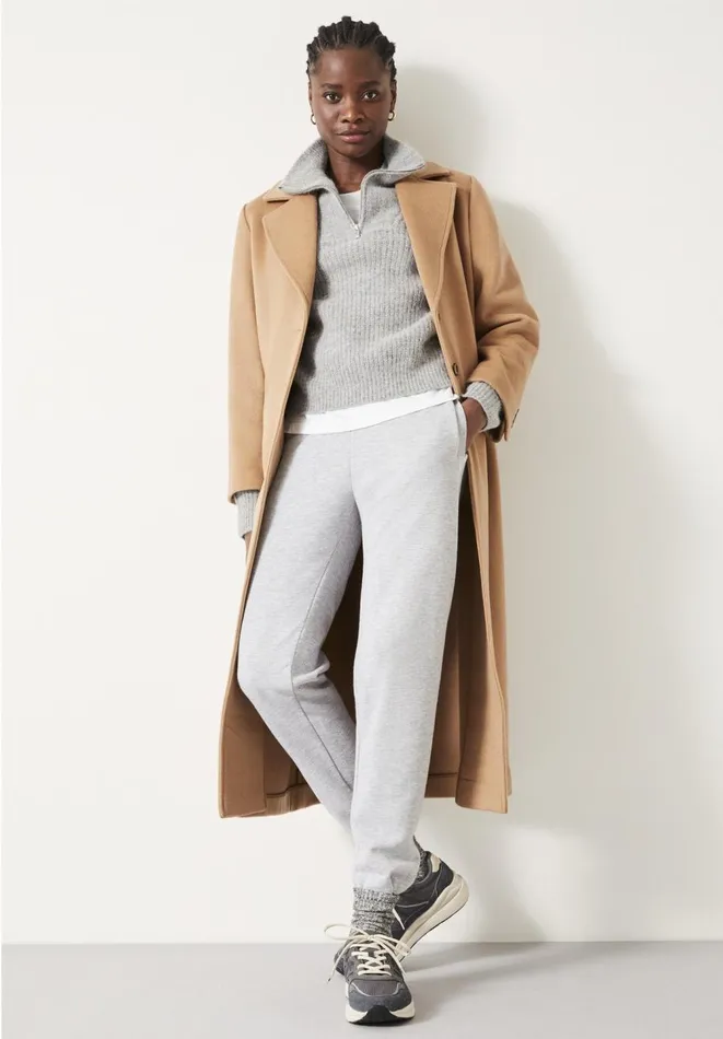 Hush Jackets and Coats Women Mena Relaxed Wool Coat Camel