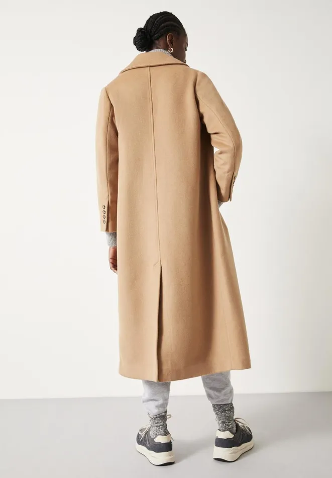 Hush Jackets and Coats Women Mena Relaxed Wool Coat Camel