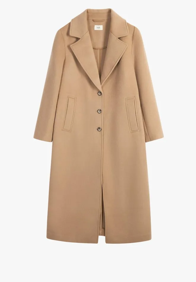 Hush Jackets and Coats Women Mena Relaxed Wool Coat Camel