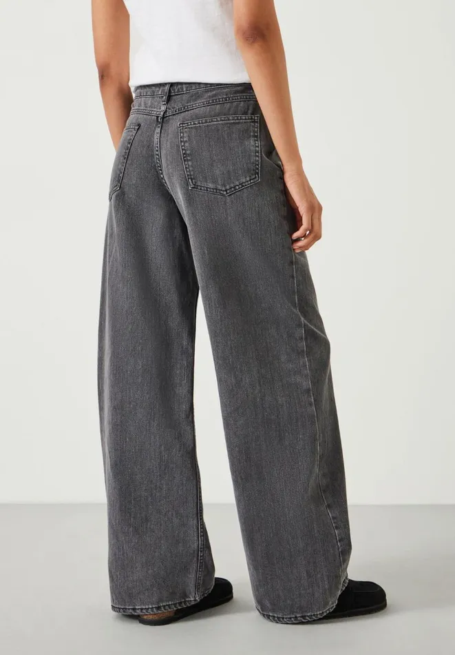 Hush Jeans Women Abi Wide Leg Jeans Washed Grey