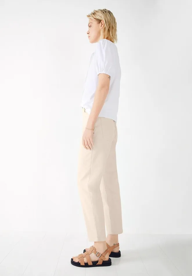 Hush Jeans Women Esther Barrel Leg Jeans Natural Denim
