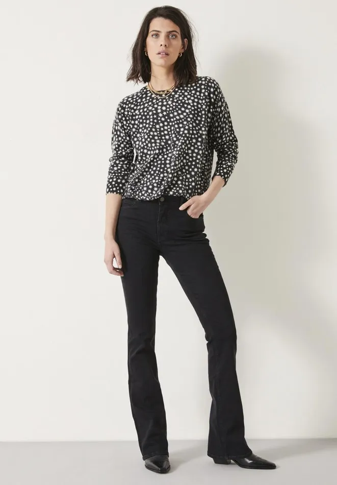 Hush Jeans Women Lorna Bootcut Jeans Washed Black