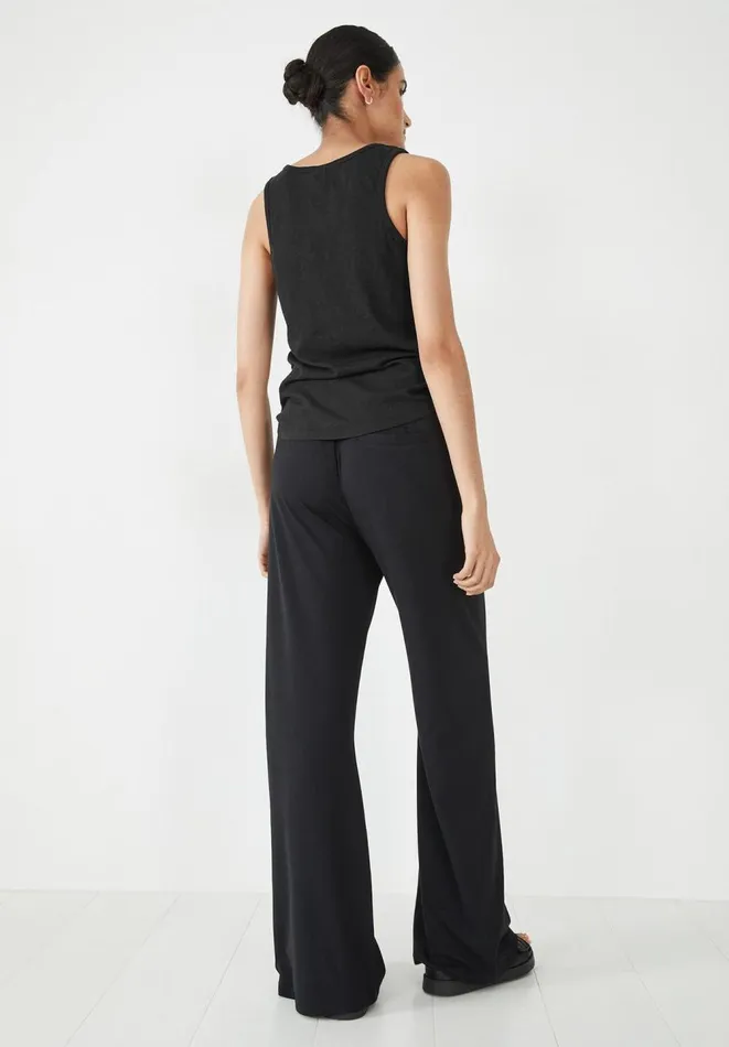 Hush Joggers and Leggings Women Amie Wide Leg Joggers Black