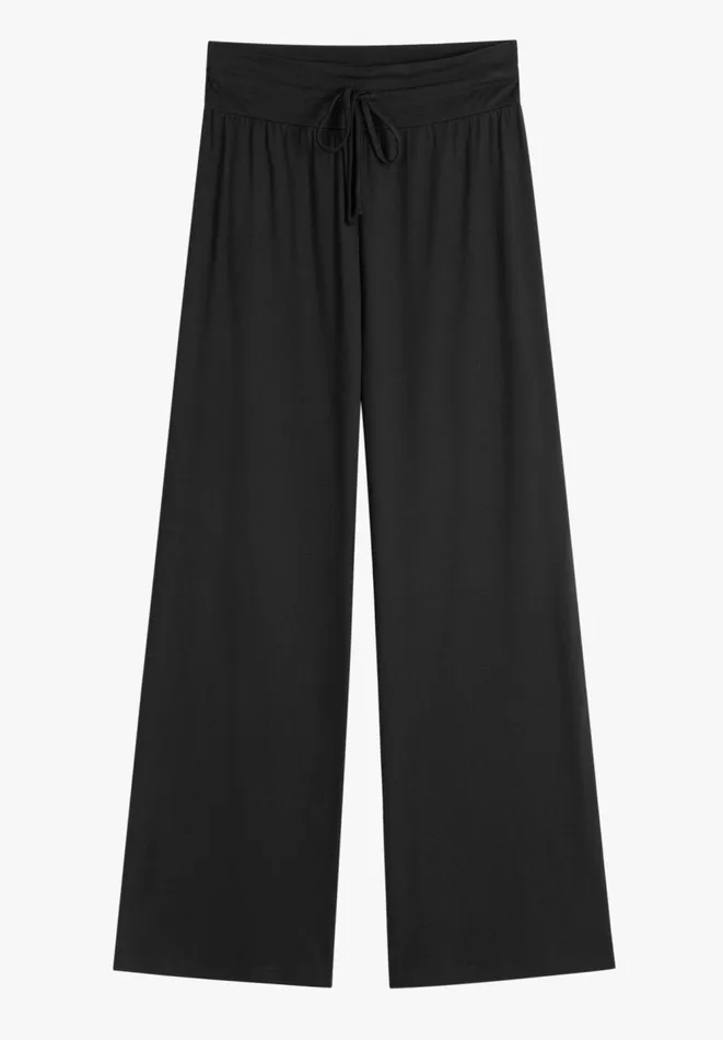 Hush Joggers and Leggings Women Amie Wide Leg Joggers Black
