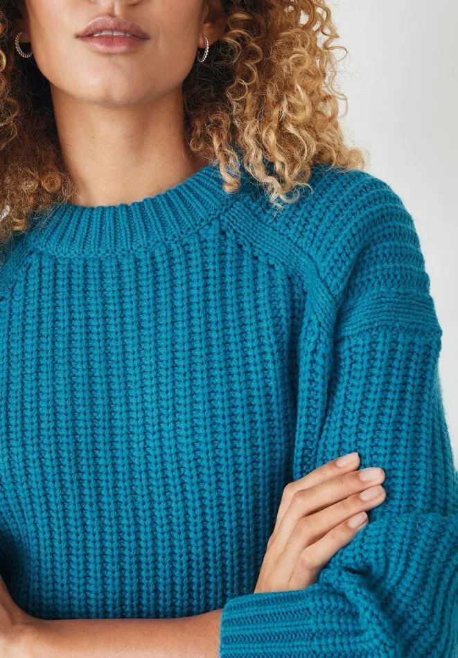 Hush Jumpers and Cardigans Women Emerson Chunky Jumper Turkish Tile Hush Jumpers and Cardigans Women Emerson Chunky Jumper Turkish Tile