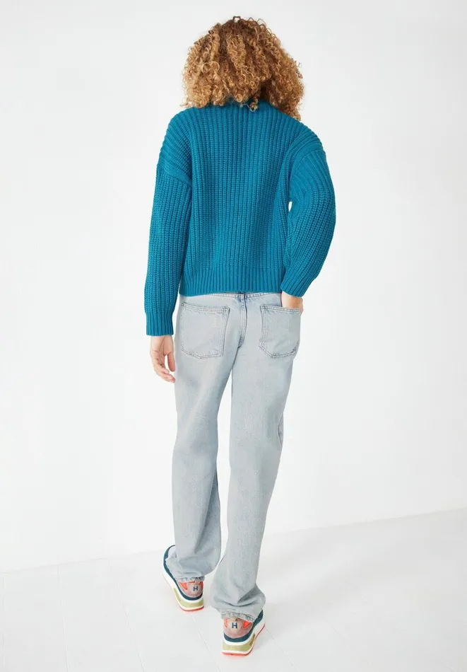 Hush Jumpers and Cardigans Women Emerson Chunky Jumper Turkish Tile Hush Jumpers and Cardigans Women Emerson Chunky Jumper Turkish Tile