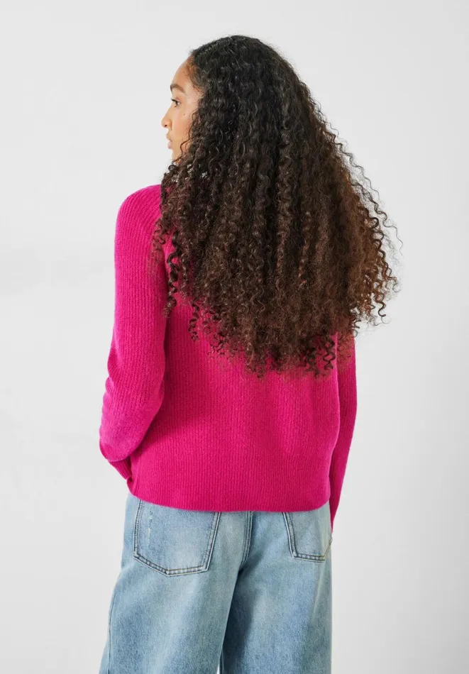 Hush Jumpers and Cardigans Women Riva Ribbed Cardigan Magenta