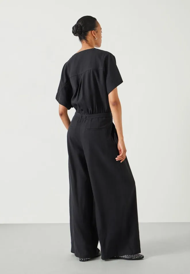 Hush Jumpsuits Women Marie Pleat Jumpsuit Black