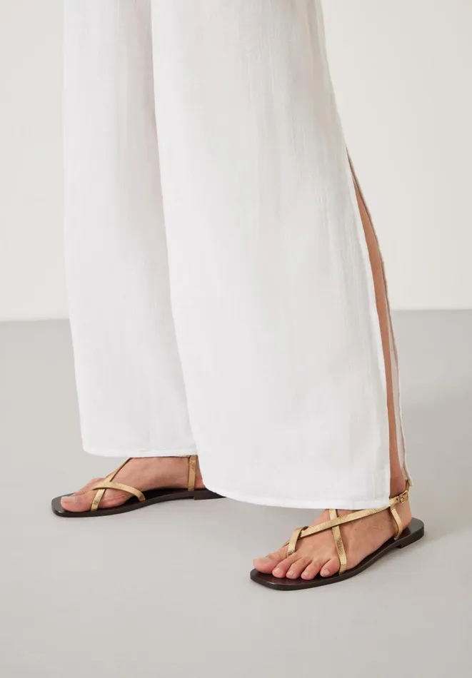 Hush Sandals Women Suzie Strappy Sandal Gold Metallic